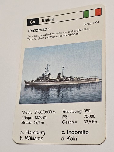 Cacciatorpediniere indomito - indomito,