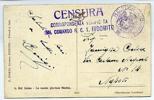 Cartolina postale - , in