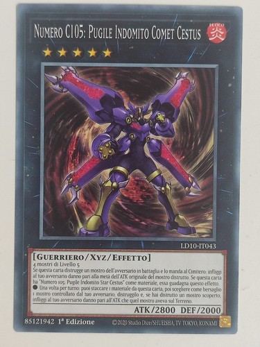 Numero c105 pugile - yu-gi-oh!,