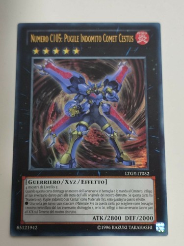 Numero c105 pugile - yu-gi-oh!,