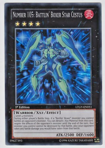 Yugioh numero 105 pugile - numero,